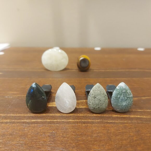 Gemstone & Mineral Car Vent Clips - 2 for $7! You Pick - Picture 1 of 5